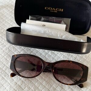 Coach Brown Tortoise Sunglasses